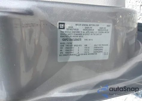 2007 GMC Yukon Slt from USA, damaged, VIN 1GKFC13047J384375